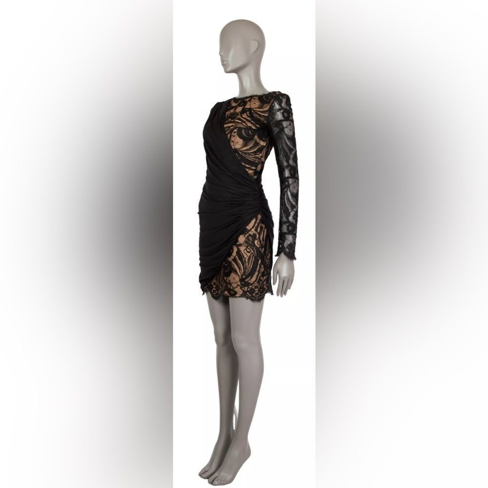 Emilio Pucci Black Lace Dress, US10 - Picture 3 of 14